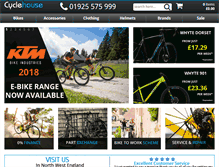 Tablet Screenshot of cyclehouse.co.uk